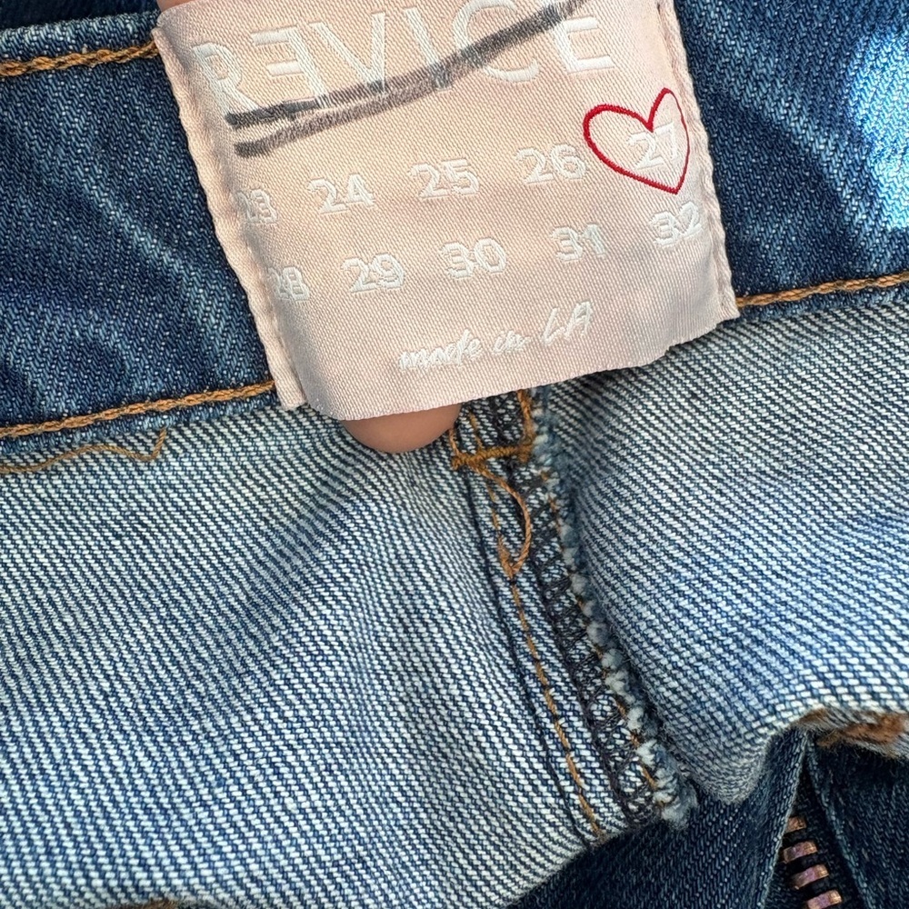 REVICE Dark Blue Flare Jeans - Picture 6 of 6